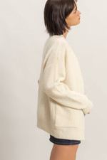 Hadley Cardigan in Cream | lauren nicole