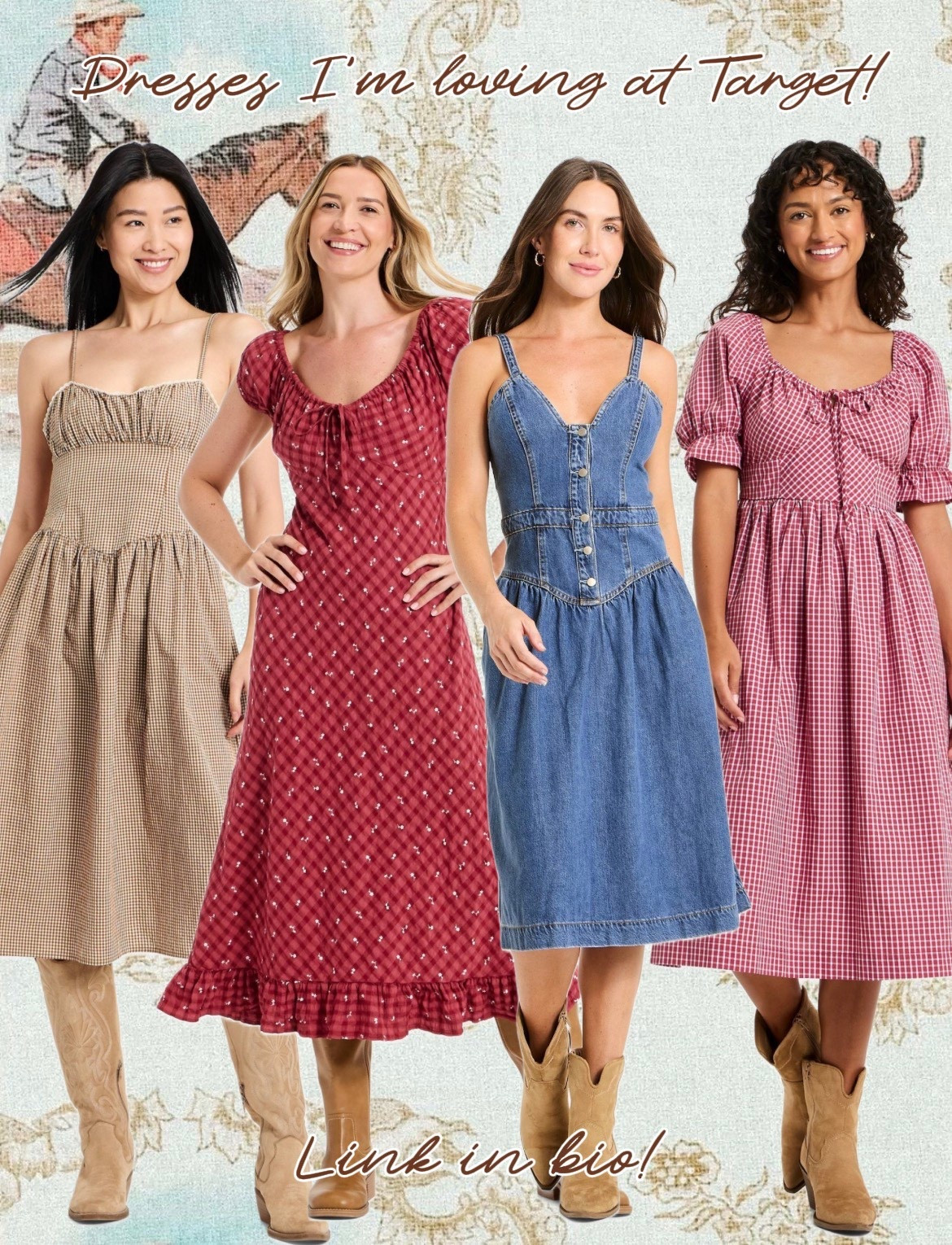 Western style dresses at Target!🌾

#LTKgrwm #LTKSaleAlert #LTKootd