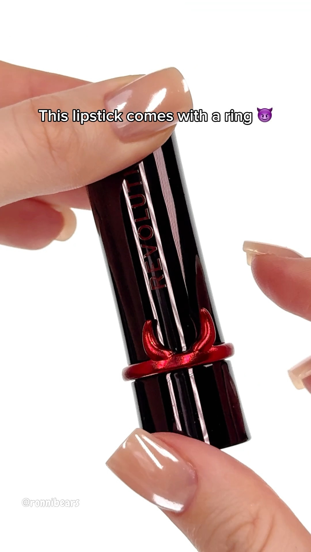 This lipstick comes with devil red ring 😈

🛍️ Revolution Beauty Sinful Shimmer Ring Lipstickk

#LTKbeauty #LTKuk
