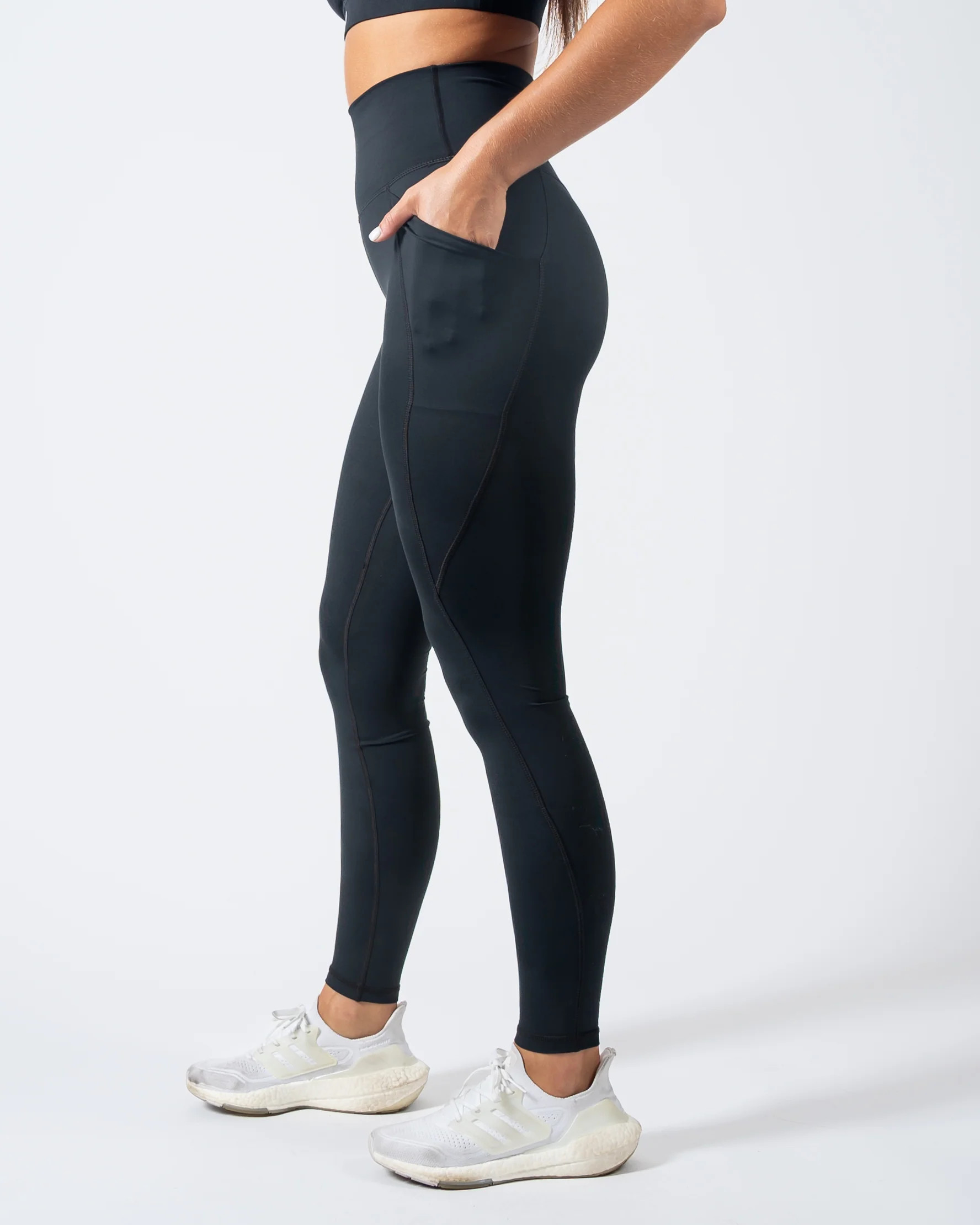 High Intensity No Budget Leggings (Multi-Lengths) - Black | Pace Pants | Senita Athletics