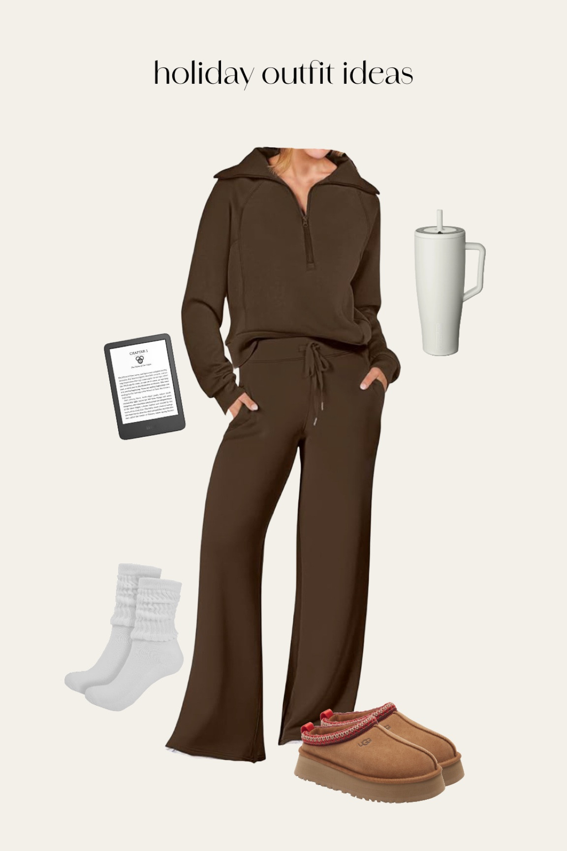 cozy matching sweat set for a comfy, at home holiday. 🎄✨ amazon find, matching set, kindle, slouchy socks, ugg slippers

#LTKHoliday #LTKGiftGuide #LTKStyleTip