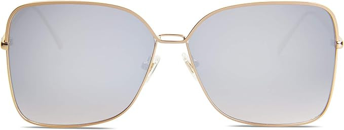 SOJOS Large Square Oversized Sunglasses for Women Big Designer Style Sunnies SJ1082 | Amazon (US)