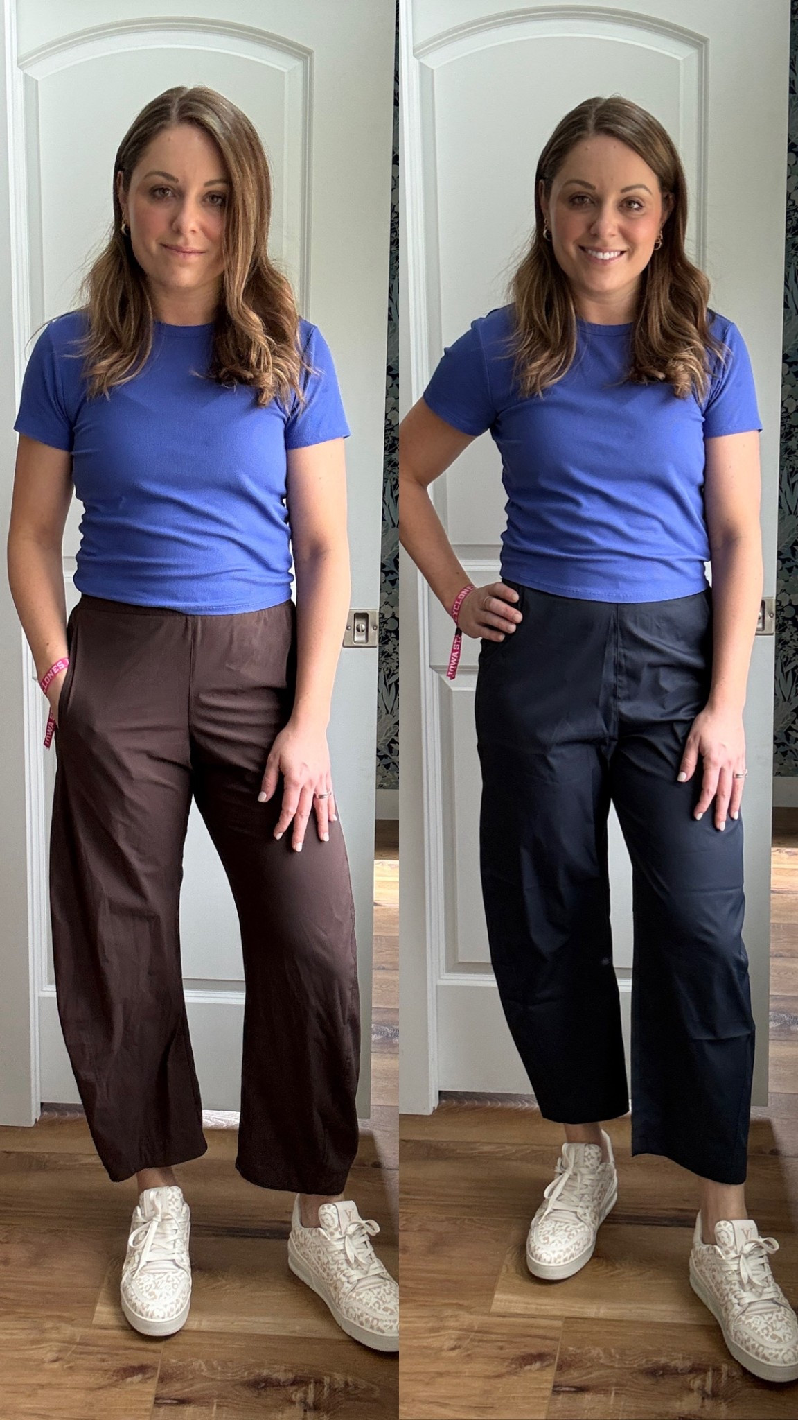 Comparing the viral @Ruti On the Loose pants to alternatives.

Wearing a 6 regular length in the Ruti and the fit perfectly.

Tried a medium in the Amazon and it’s too big, may try sizing down for a more accurate comparison.

While the Amazon is a closed alternative, I much prefer the fit and taper in the original 

#LTKgrwm #LTKActive #LTKootd