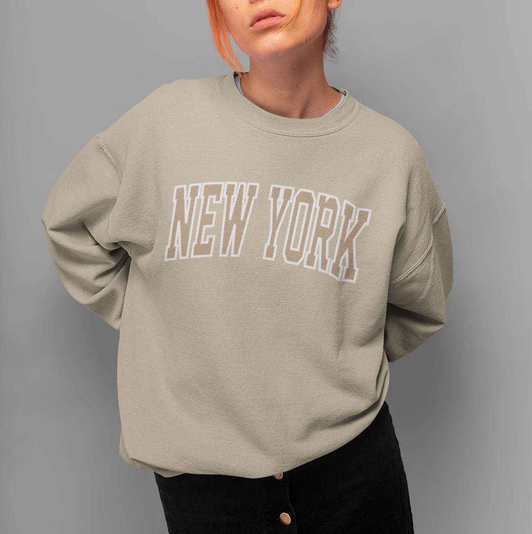 New York Sweatshirt New York Crewneck New York City Sweatshirt - Etsy | Etsy (US)