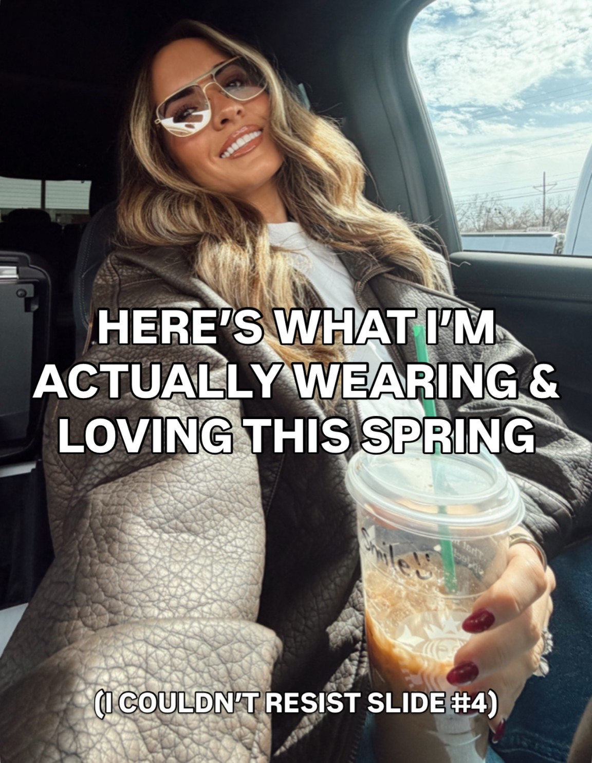 I’m sharing everything I’m actually wearing and loving this spring! 🌸 From spring fashion staples I couldn’t resist, to beauty must haves I’m using to convince myself it’s already warm outside, plus a few accessories I knew you’d love 🫶🏻