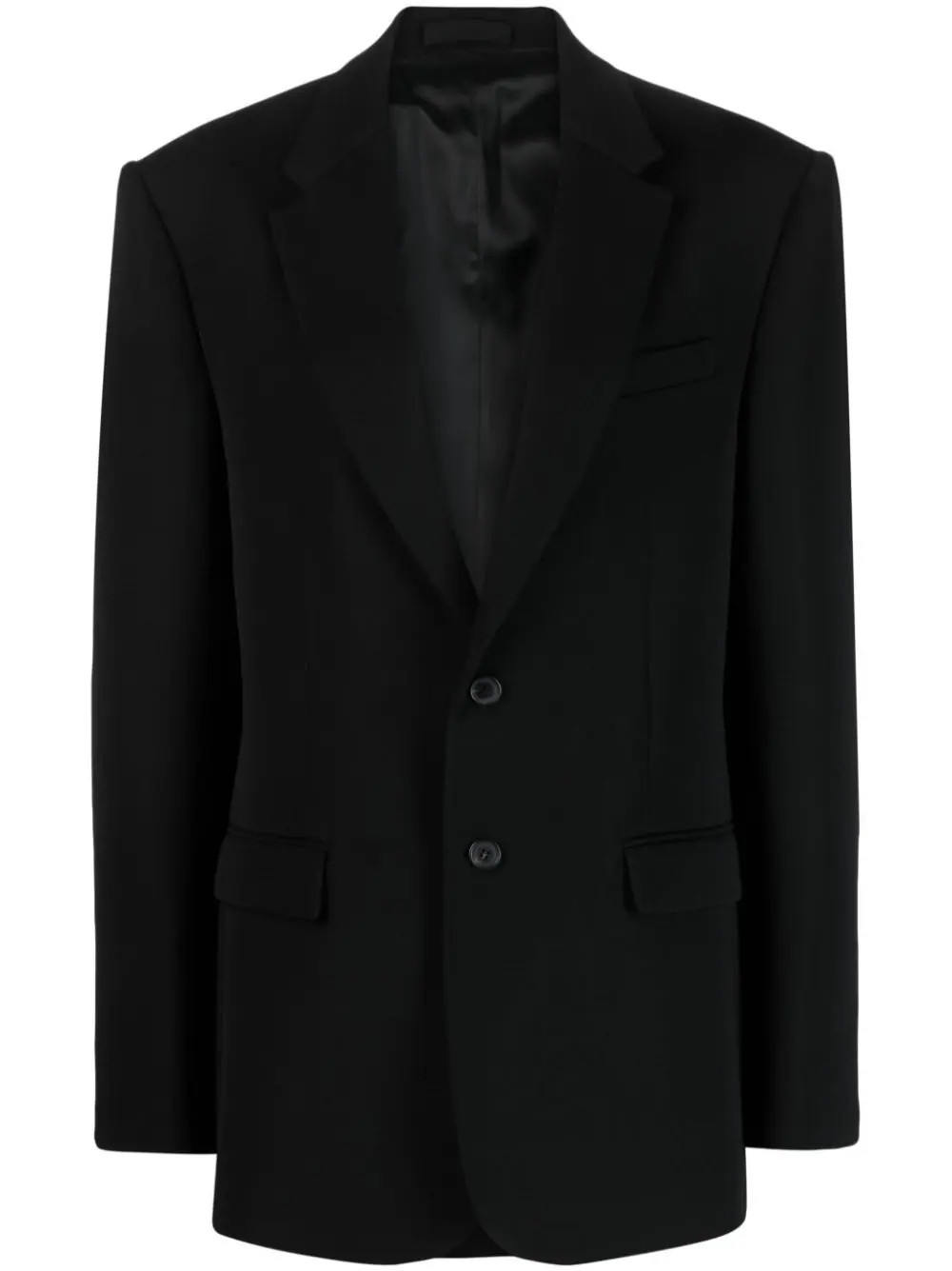 WARDROBE.NYC relaxed-fit single-breasted blazer - Black | Farfetch Global