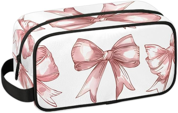 Kids Toiletry Bag, Girls Cosmetic Bag for Purse, Cute Makeup Bags, Aesthetic Small Toiletry Pouch... | Amazon (US)