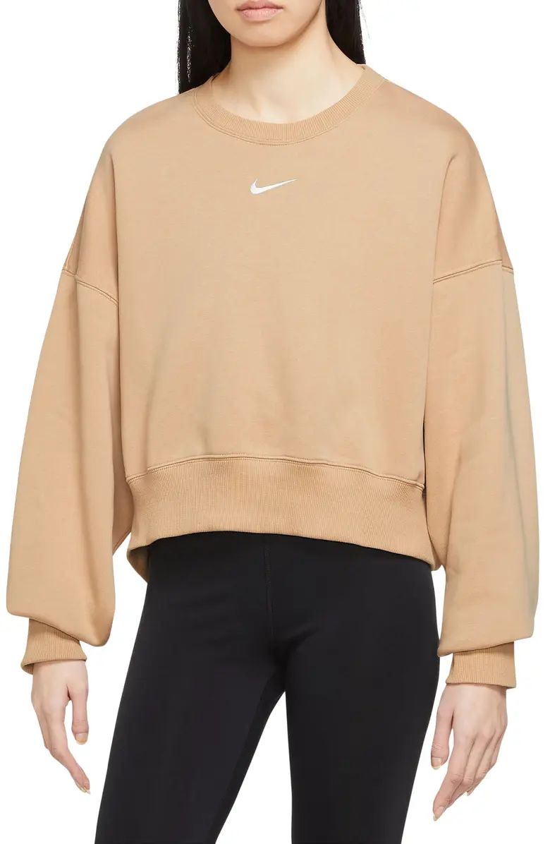 Nike Phoenix Fleece Crewneck Sweatshirt | Nordstrom | Nordstrom