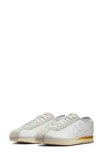 Nike Cortez Leather Sneaker in 100 White/bronze at Nordstrom Rack, Size 11 | Nordstrom Rack