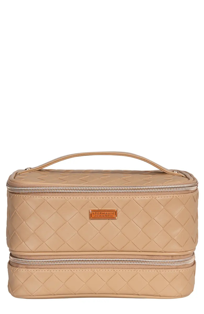 Stephanie Johnson Belize Toasted Almond Jenny Train Cosmetics Case | Nordstrom | Nordstrom
