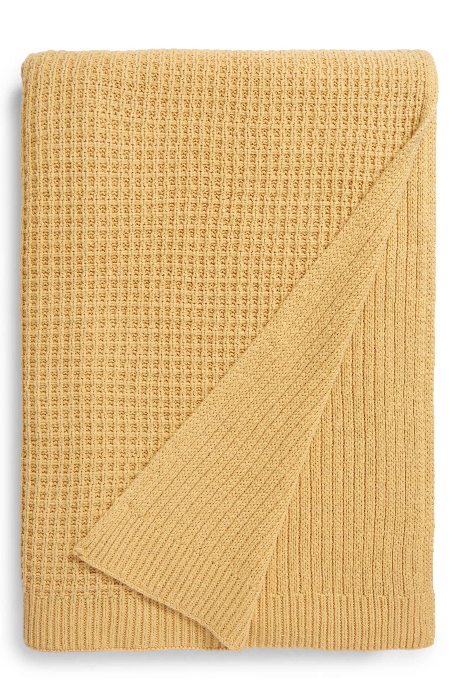 Nordstrom Reversible Knit Blanket | Nordstrom | Nordstrom