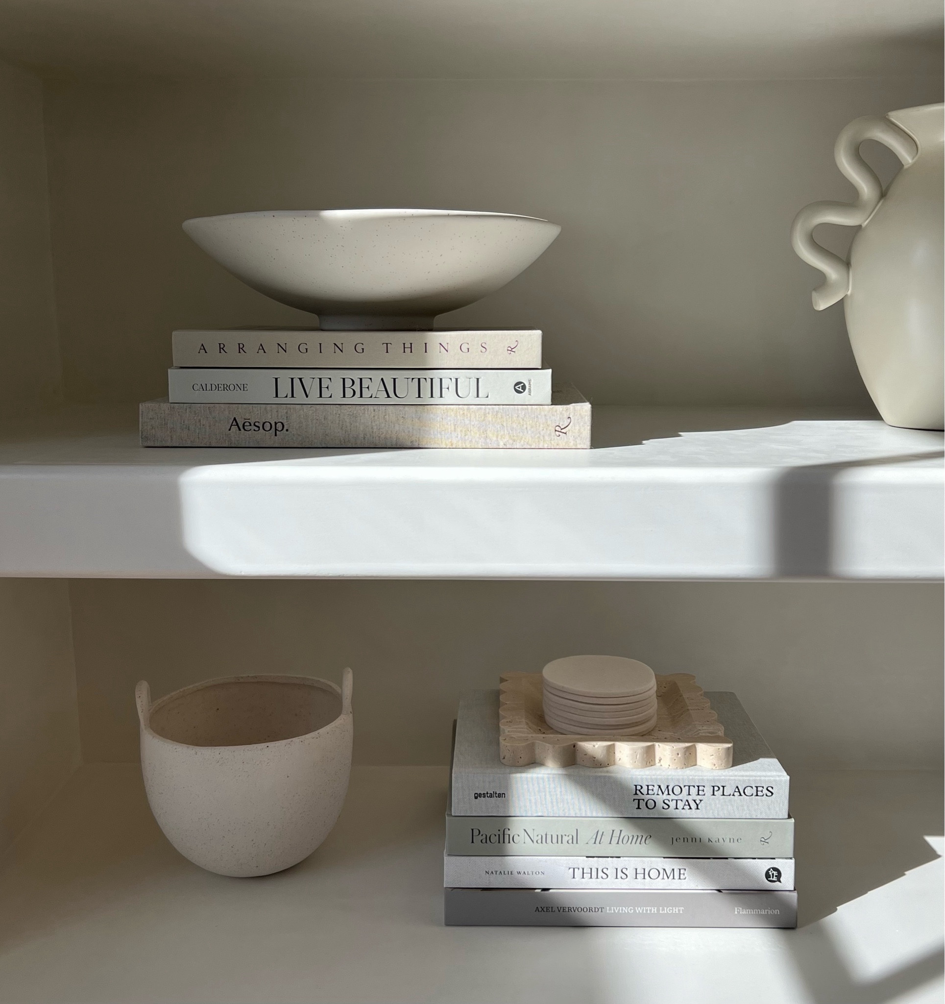 Neutral Book Shelf Decor 💫

Home Decor | Organic Modern | Coffee Table Book | Bookshelf Decor | Neutral Books | Built In Decor | Neutral Vases | Stone Vase | Textured Vase | H&M Home | Target Home Decor | 

#LTKfindsunder50 #LTKhome #LTKstyletip