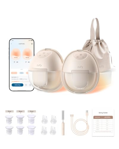 eufy Security Heated Wearable Breast Pump S1, HeatFlow, Hands-Free | Amazon (US)