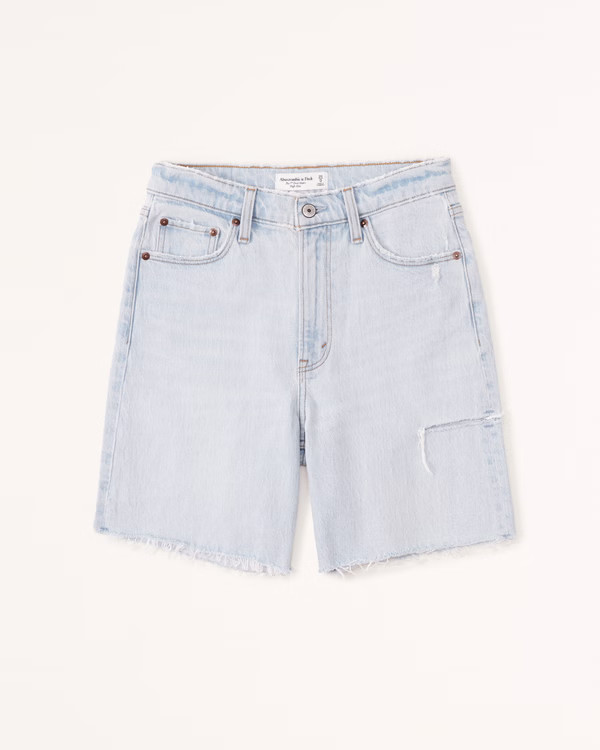 High Rise 7 Inch Dad Short | Abercrombie & Fitch (US)