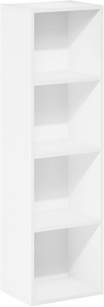 Furinno Luder Bookcase / Book / Storage, 4-Tier Cube,White | Amazon (US)