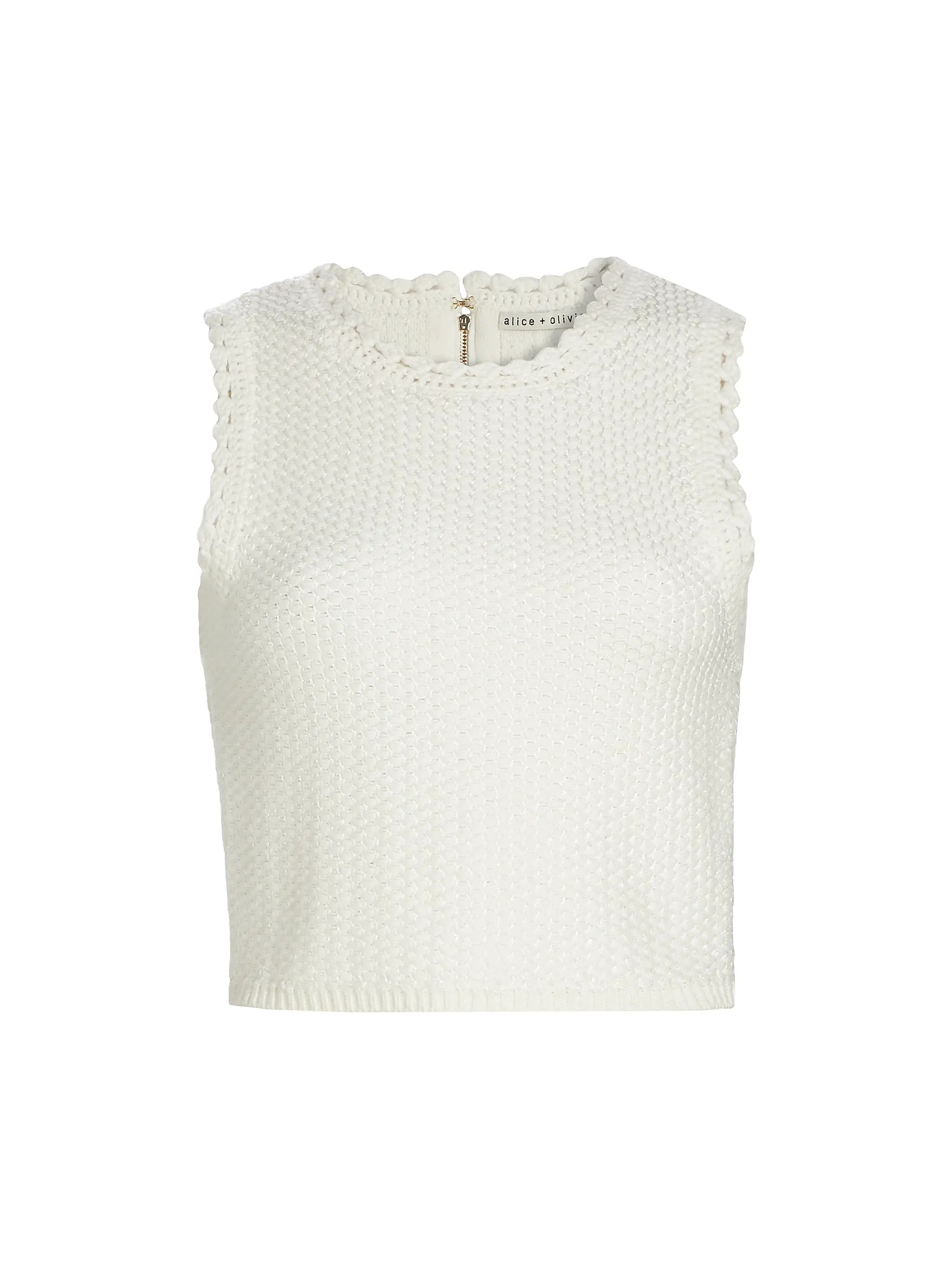 Amity Knit Cotton-Blend Shell | Saks Fifth Avenue
