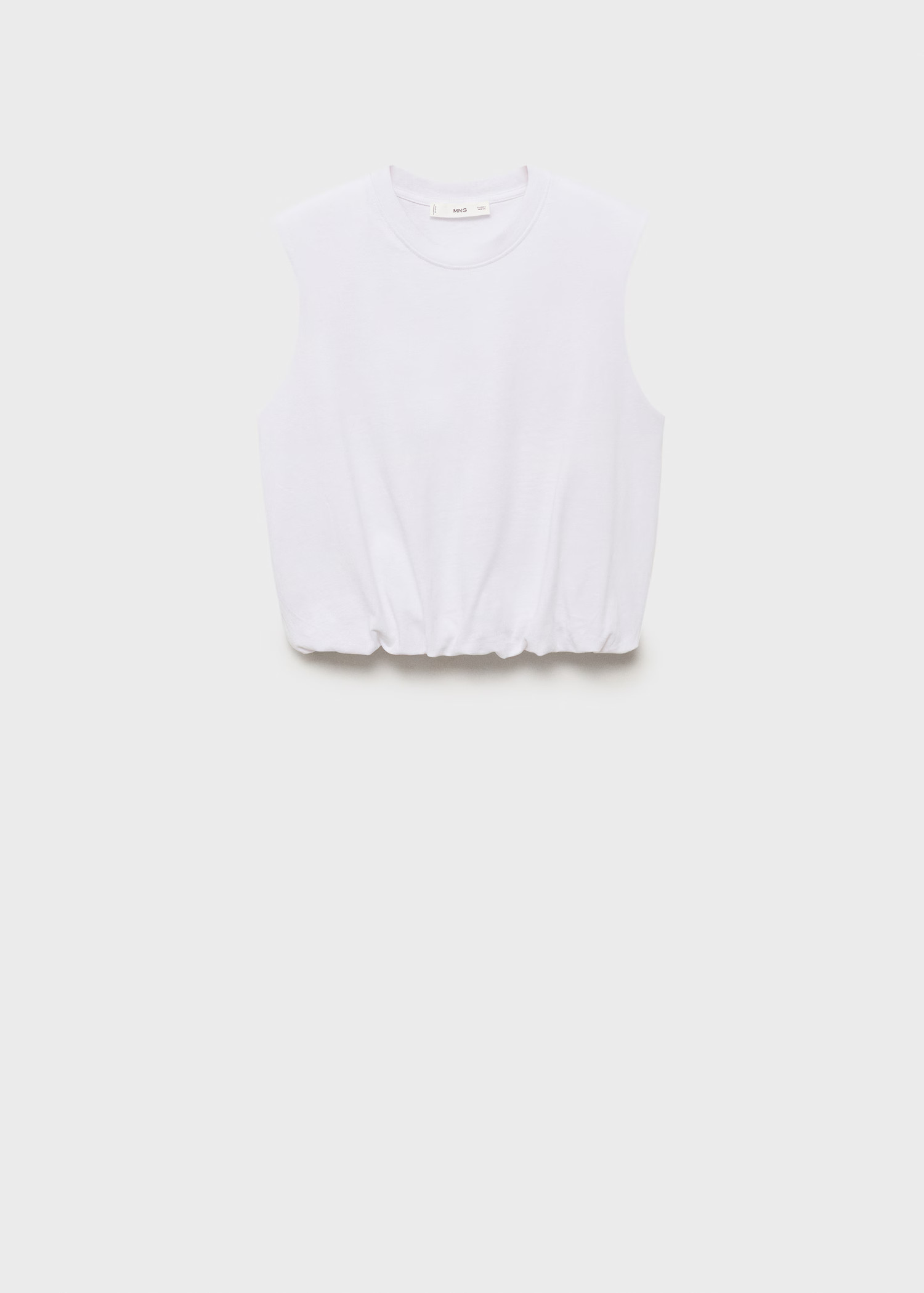 Cotton balloon top - Women | MANGO United Kingdom | MANGO (UK)