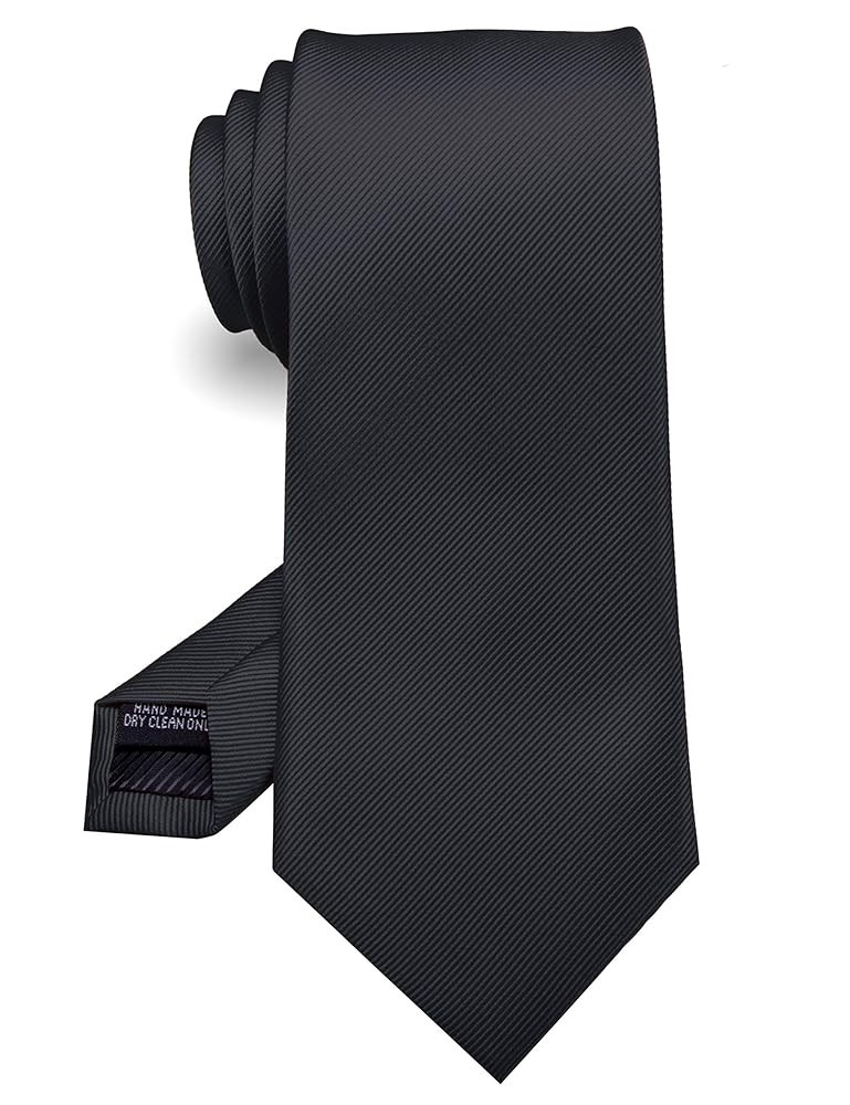 RBOCOTT Solid Color Tie Formal Necktie for Men | Amazon (US)