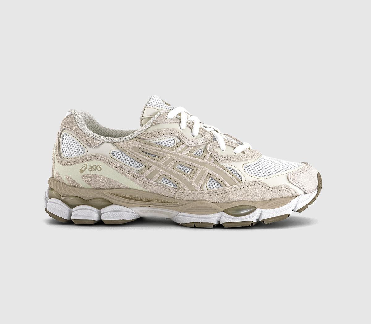 Asics Womens Gel Nyc Trainers White Feather Grey, 7.5 | Office Shoes (UK)