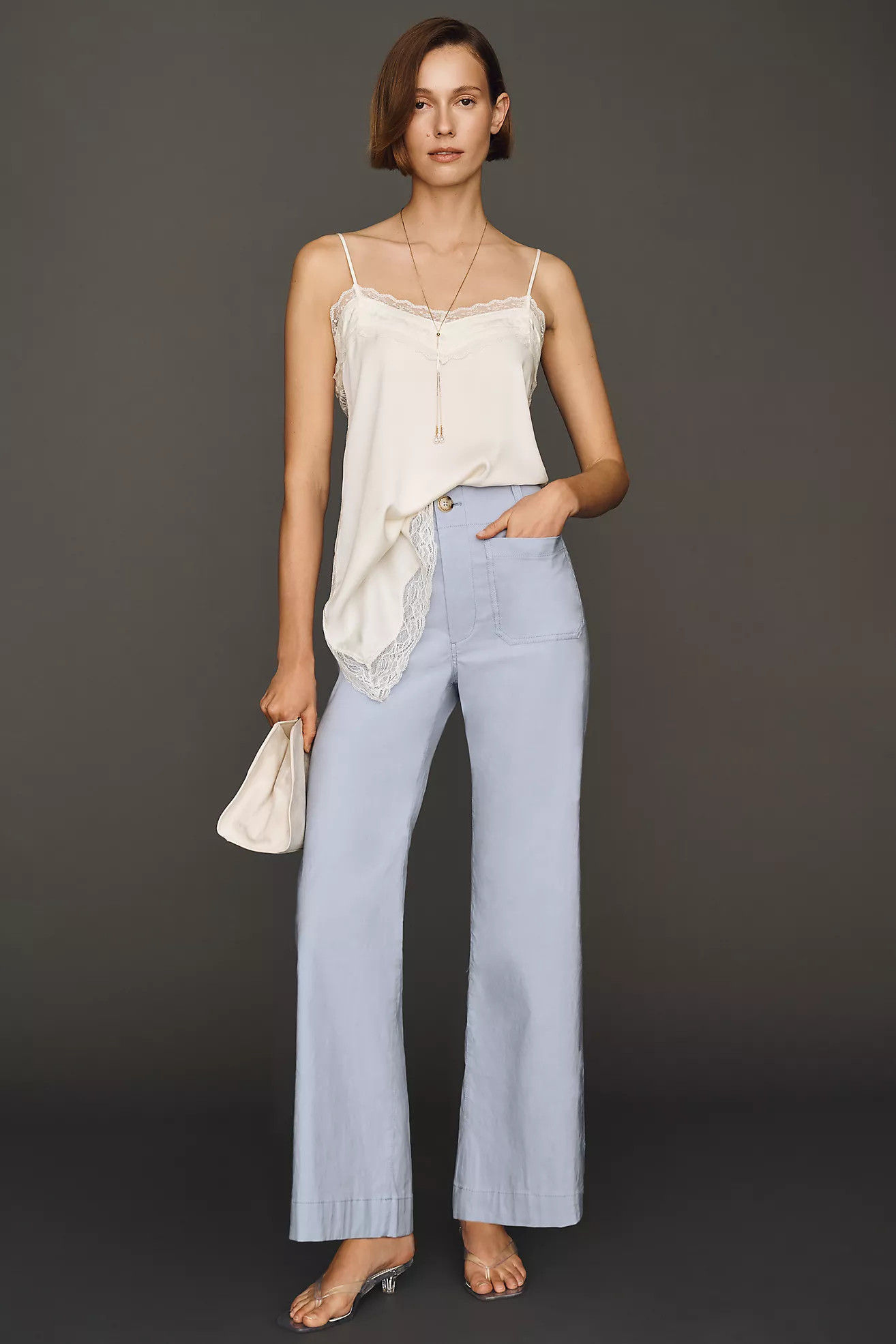 Maeve Colette High-Rise Wide-Leg Full-Length Pants in Magic Fabric | Anthropologie (US)