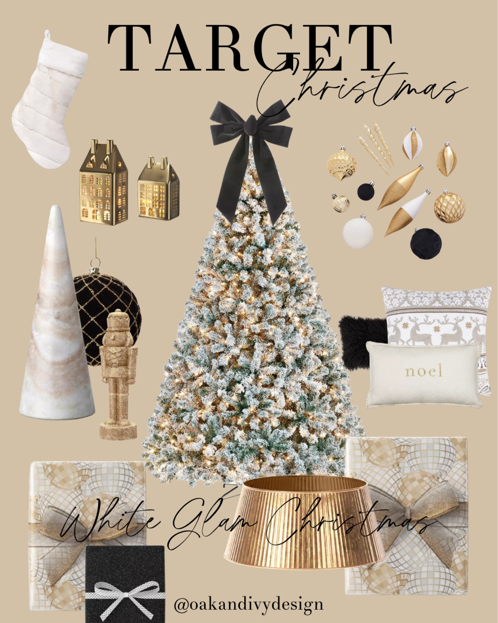 Target Glam Christmas Decor 🖤

#LTKHome #LTKSeasonal #LTKHoliday