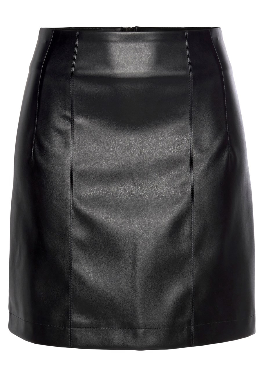 faux leather skirt | Lascana