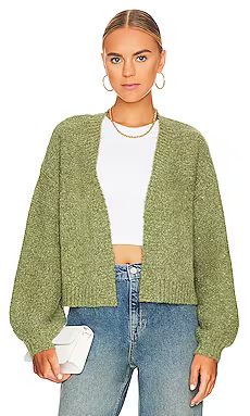 Open Textured Cardi with Balloon Sleeve
                    
                    525 | Revolve Clothing (Global)