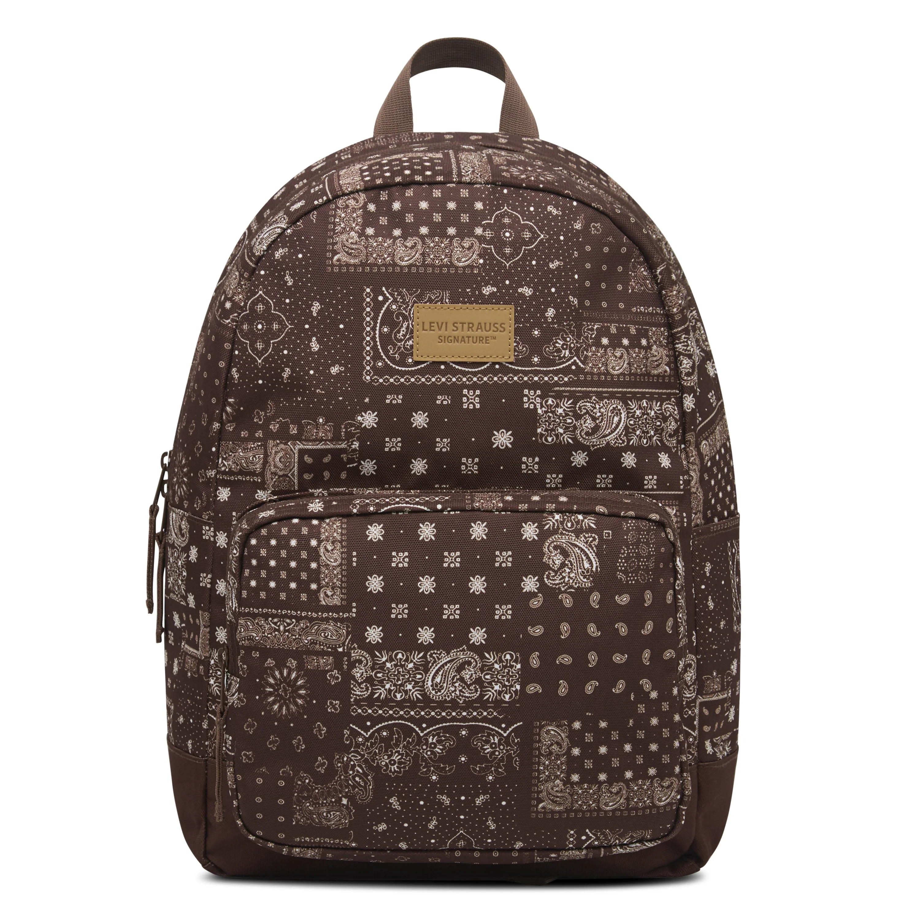 Levi Strauss Signature Unisex 17.5" Adult Single Pocket Backpack, Brown Bandana | Walmart (US)