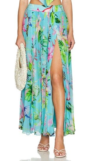 Maxi Skirt in Turquoise | Revolve Clothing (Global)