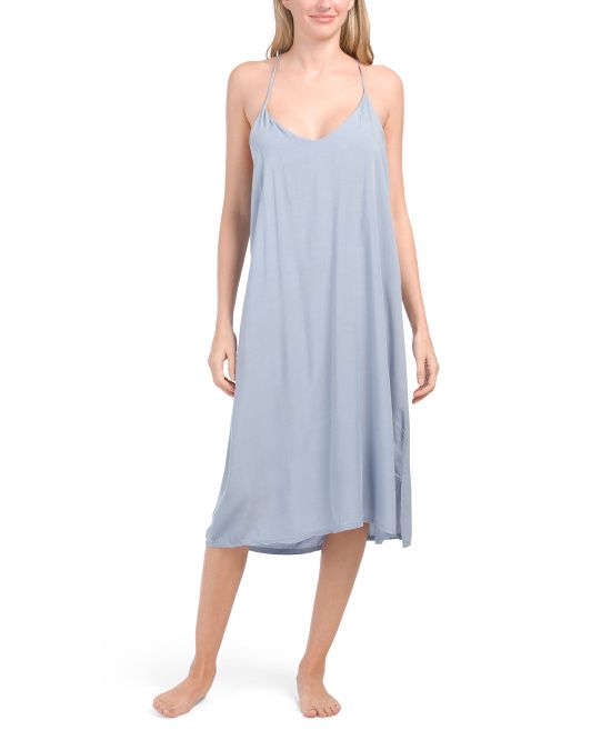 Renee Criss Cross Strap Sleep Dress | TJ Maxx