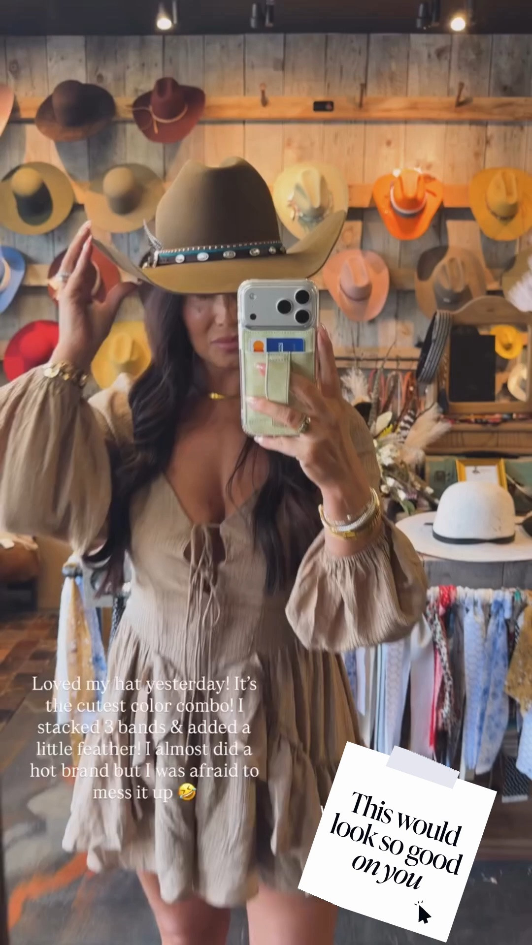 This stunning VICI romper is giving me all the fall cowgirl vibes! 🤎 The feminine ruffle details and flattering fit look so cute paired with my new cowgirl hat and boots. The perfect look for fall pictures, date night, or a fun weekend out! 🍂👢
#VICICollection #FallFashion #CowgirlStyle #WesternStyle #FallOutfit #RomperStyle #StyleByNinaRenee
