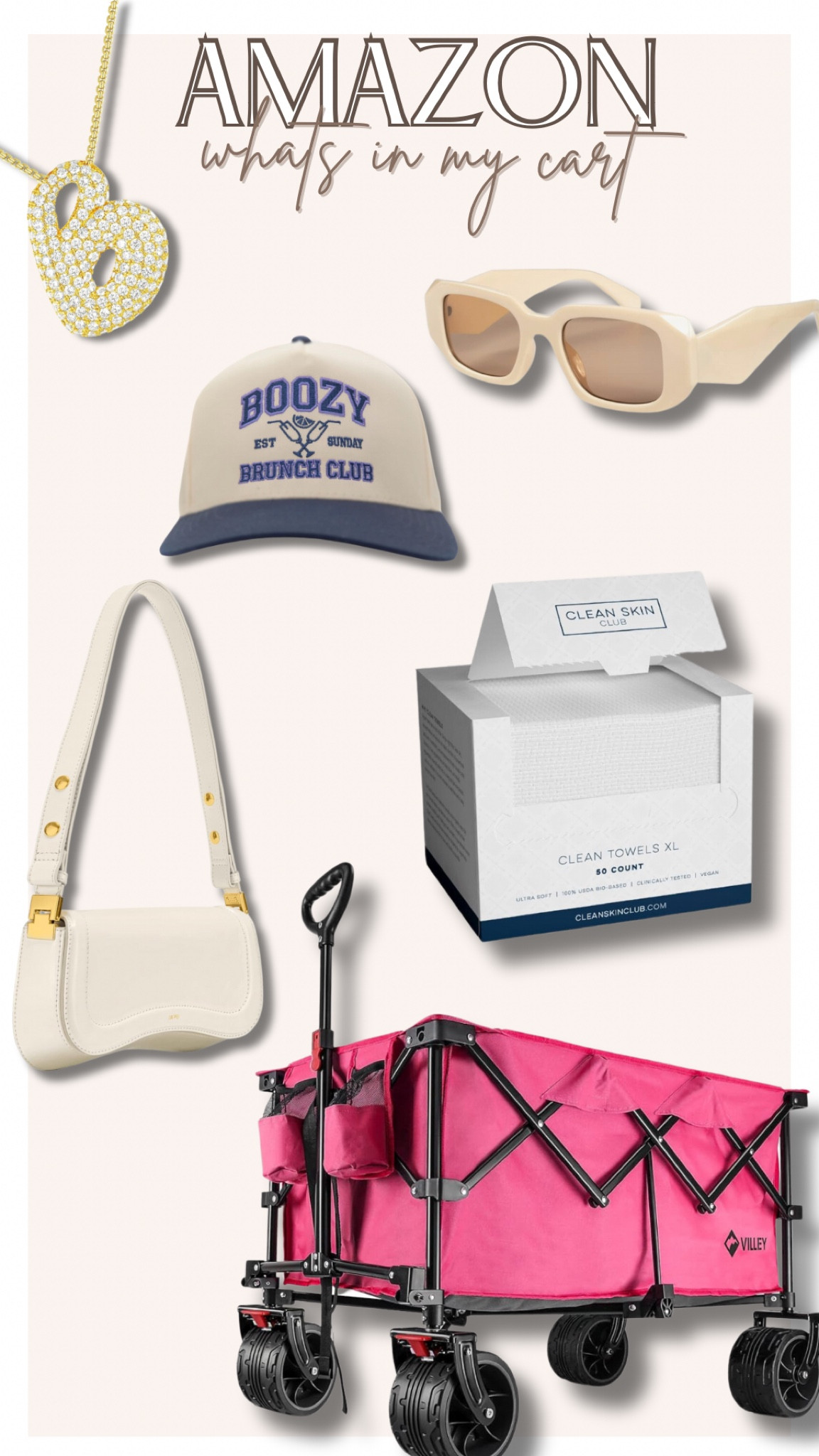 What’s currently in my cart - new brunch accessories, disposable face cloths, and a wagon inspired by another stylist for wedding travels ! 

#LTKitbag #LTKfindsunder100 #LTKbeauty