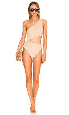 BEACH RIOT Celine One Piece in Gold from Revolve.com | Revolve Clothing (Global)