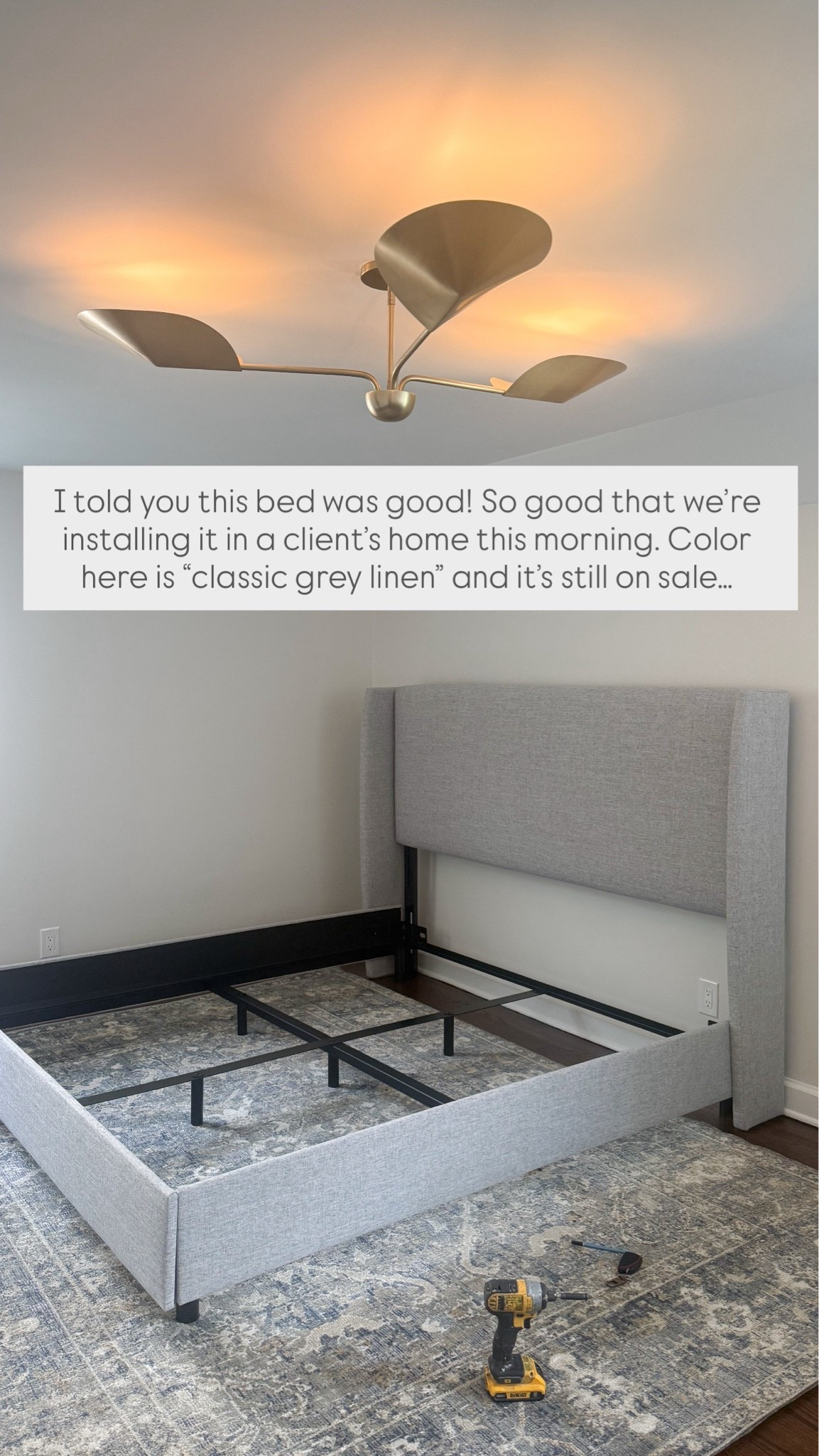 One of my favorite upholstered beds that I use again and again! Amazing quality and ships so quickly. This fabric is “classic grey linen” and it’s on sale right now!

#LTKSaleAlert #LTKHome #LTKdayinmylife