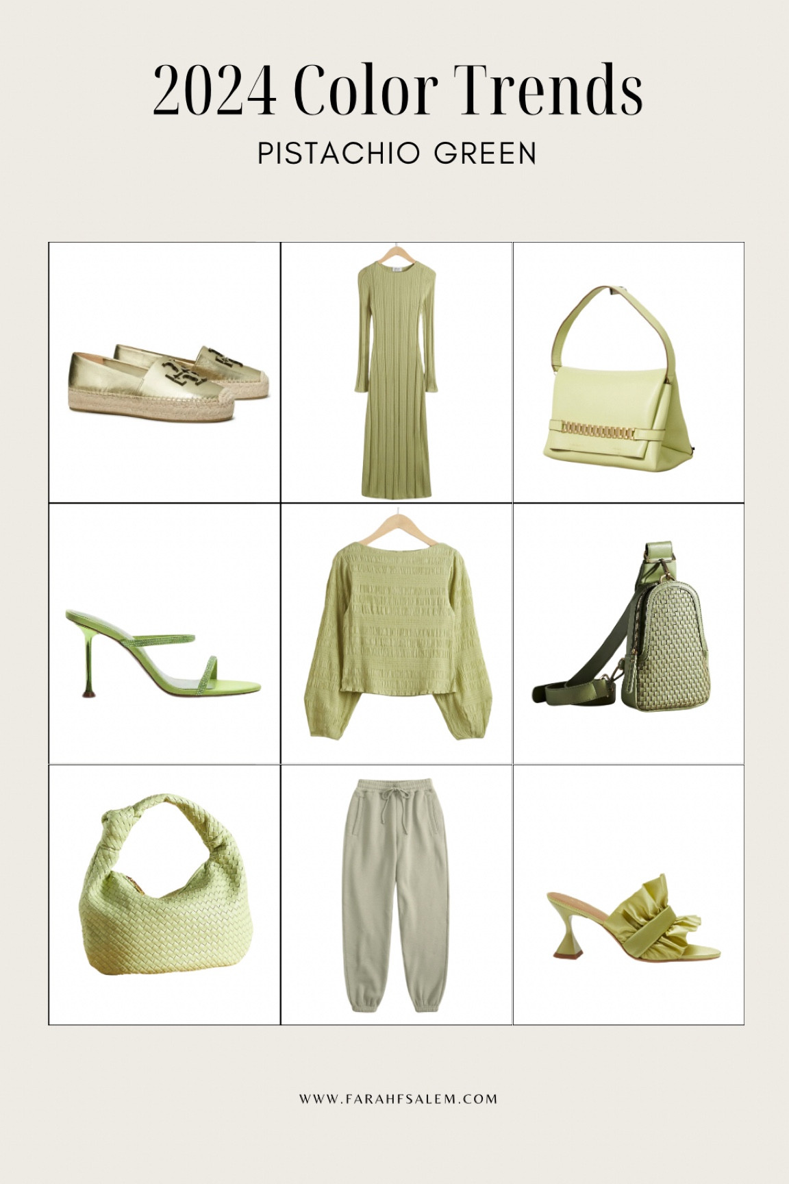Spring summer 2024 color trends
Pistachio green

#LTKSeasonal