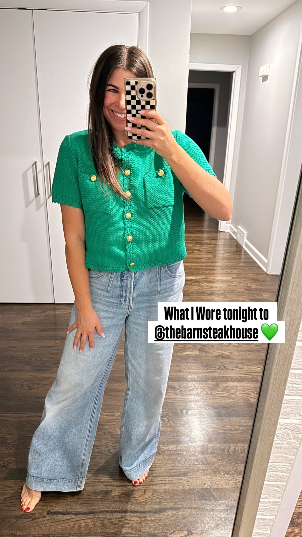 Great weeknight GNO 'fit to the new steakhouse in town!! 

I ordered this top and it came today, literally took it out of the bag and put it on my body and left my house haha! Love!

#LTKootd #LTKMidsize #LTKOver40