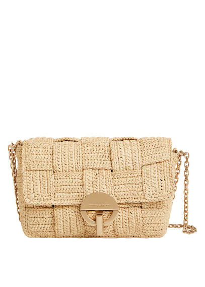 SAC BANDOULIèRE EN RAPHIA NATUREL VANESSA BRUNO - FEMME | Place des Tendances | Place des tendances (FR)