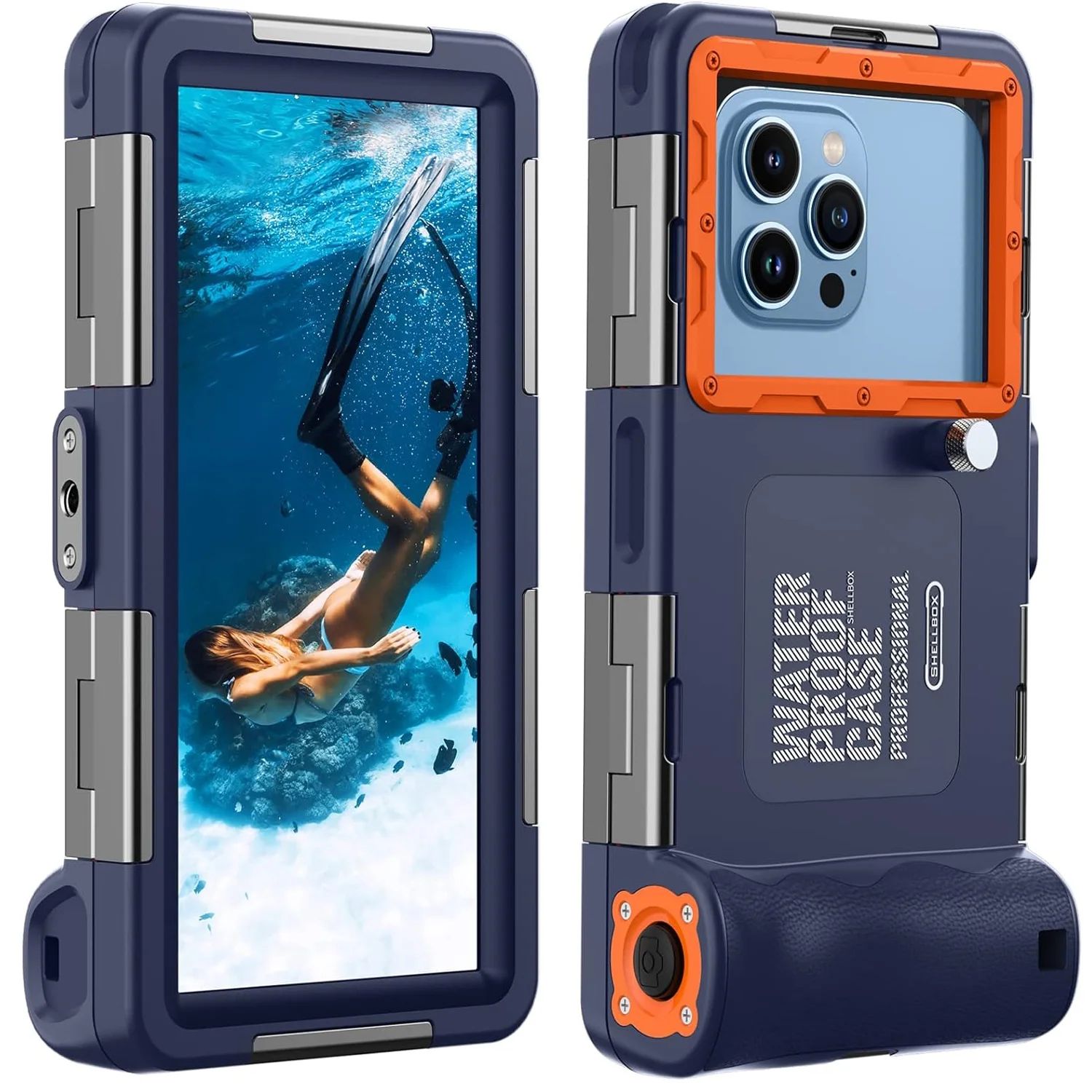 Prociv Universal Underwater Phone Case for Snorkeling, IP68 Professional Diving Waterproof Outdoo... | Walmart (US)
