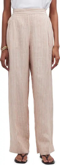 Pull-On Straight Crop Pants | Nordstrom