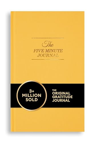 Intelligent Change The Five Minute Journal, Original Daily Gratitude Journal 2025, Manifestation Journal for Mindfulness, Undated Daily Journal with Gold Foiling, Plastic-Free, Yellow | Amazon (US)