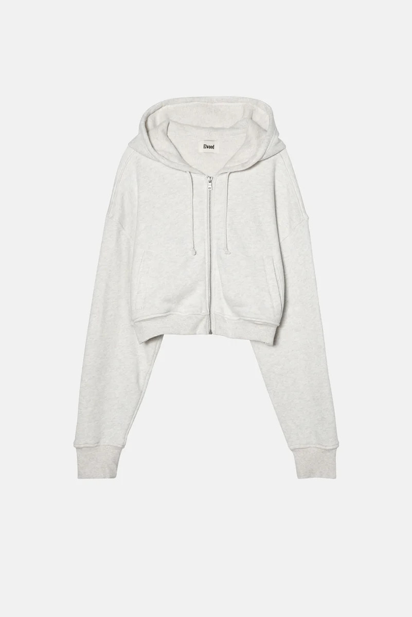 BABYDOLL CROP ZIP HOODIE | Elwood Clothing