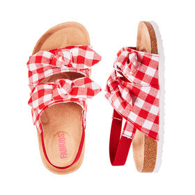 Gingham Cork Sole Sandal | FabKids