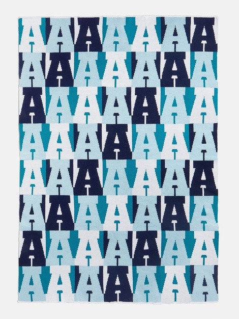 The Alpha Throw: On Repeat-Turquoise/Blue/White | BaubleBar (US)