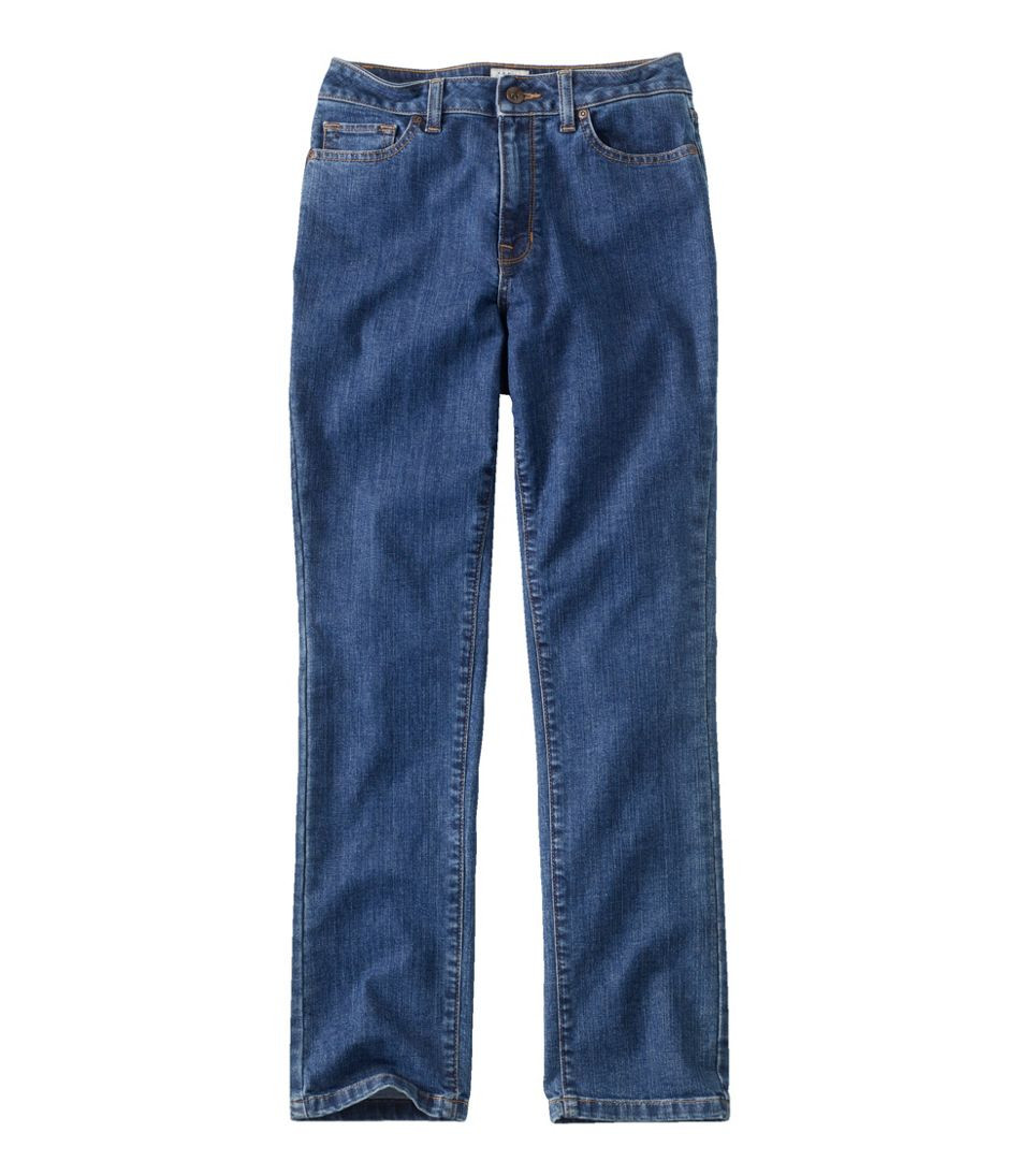 Women's True Shape Jeans, High-Rise Slim-Leg Ankle | L.L. Bean