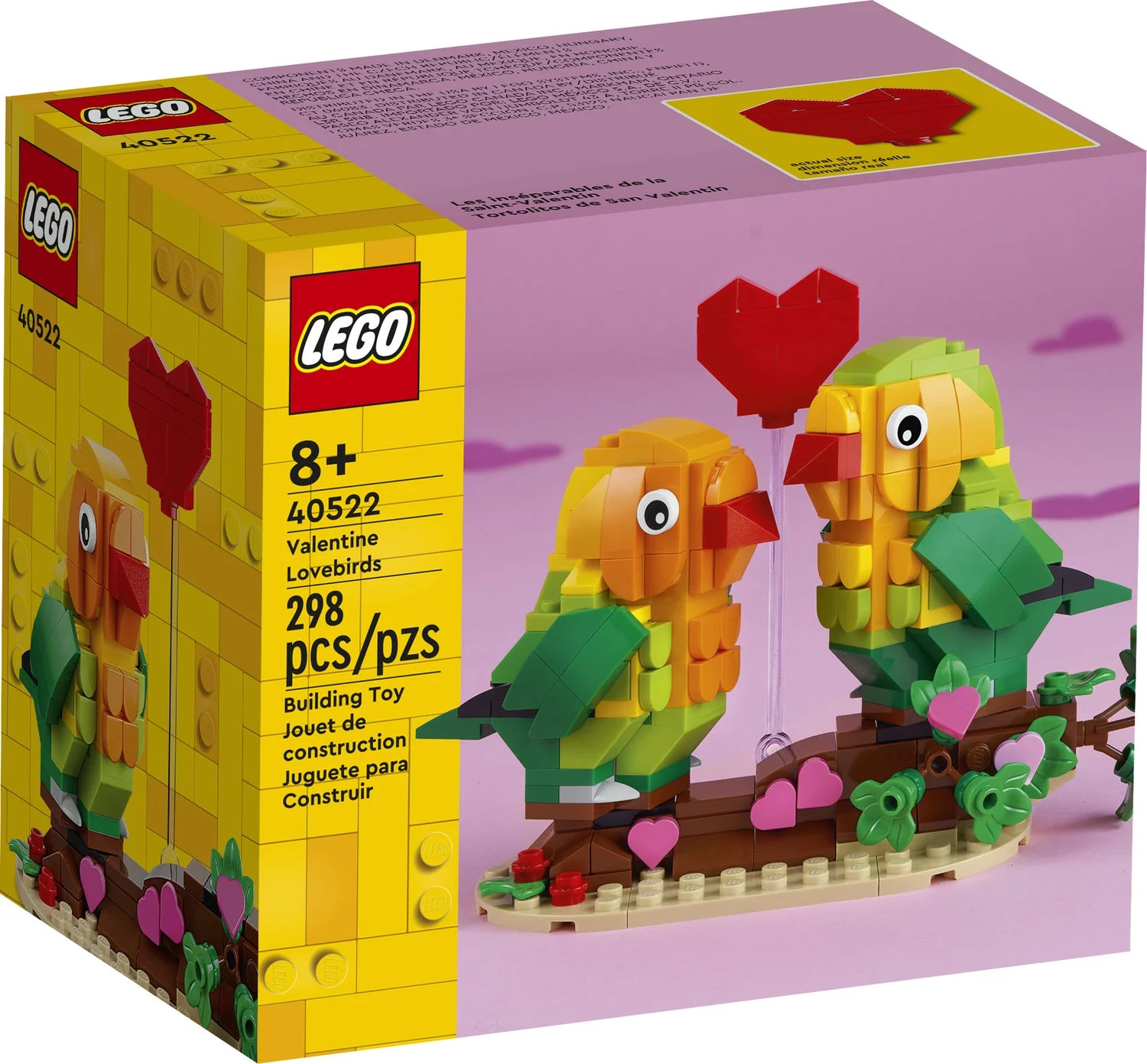 LEGO Valentine Lovebirds Building Toy Set, Makes a Great Gift for Valentine's Day or Any Occasion... | Walmart (US)