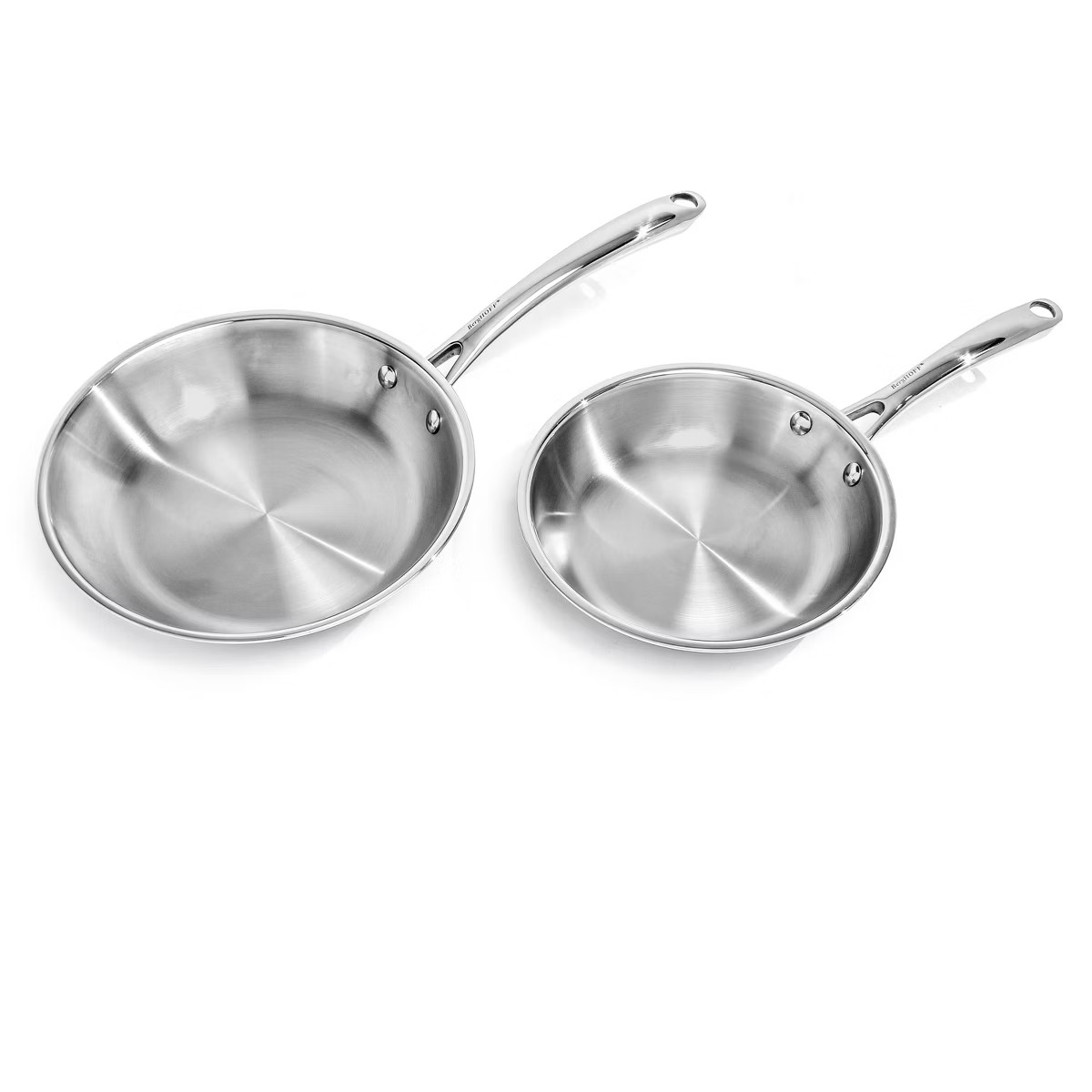 BergHOFF Professional 18/10 Stainless Steel Tri-Ply 2Pc Cookware Set, Fry Pan 8" & 10" | Target