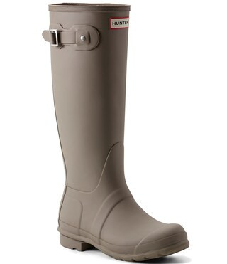 Hunter Women's Original Tall Matte Buckle Strap Rain Boots | Dillard's | Dillard's