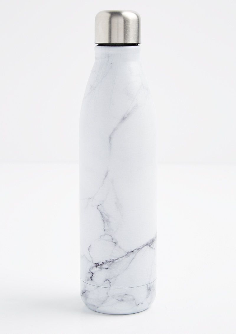 rue21 Gray Marbled Insulated Water Bottle - One Size | rue21