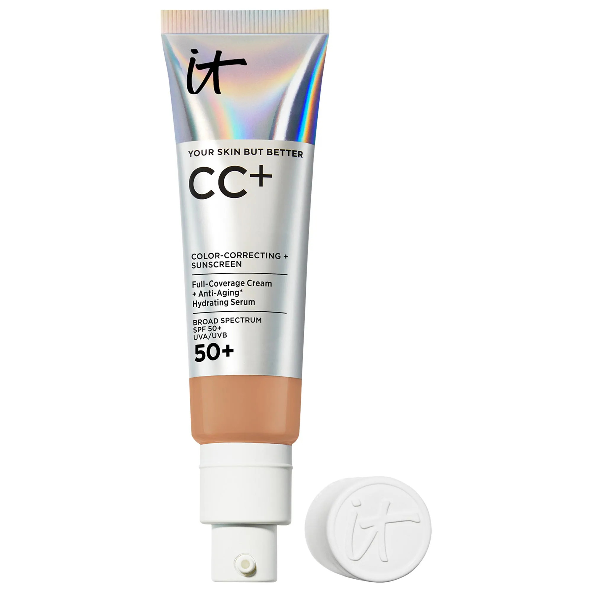 IT Cosmetics CC+ Cream with SPF 50+ Tan 1.08 oz/ 32 mL | Sephora (US)
