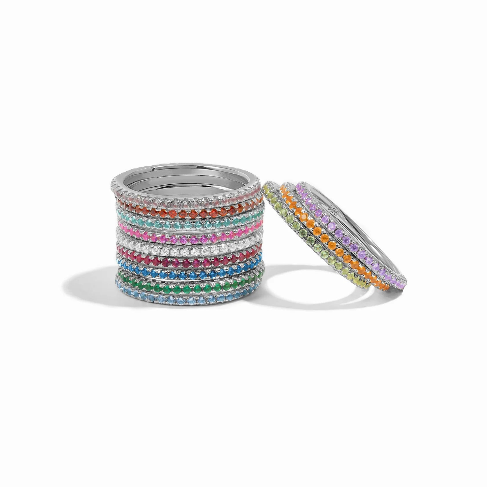 Silver Eternity Birthstone Ring | Embark Fine Jewelry
